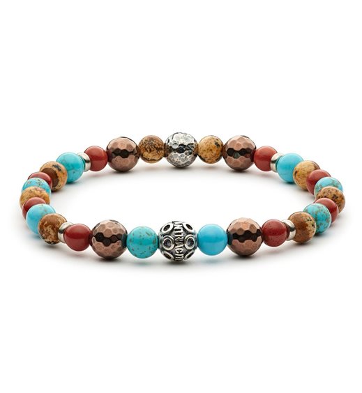 Bracelet Antracite Classic in Semiprecious stones C110 ALICANTE - C110 ALICANTE
